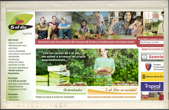 5 al Da - Portada web-site