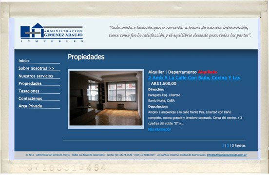 Administracin Gimnez Araujo - Folletera Comercial