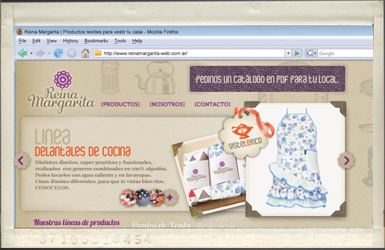 Reina Margarita - Website